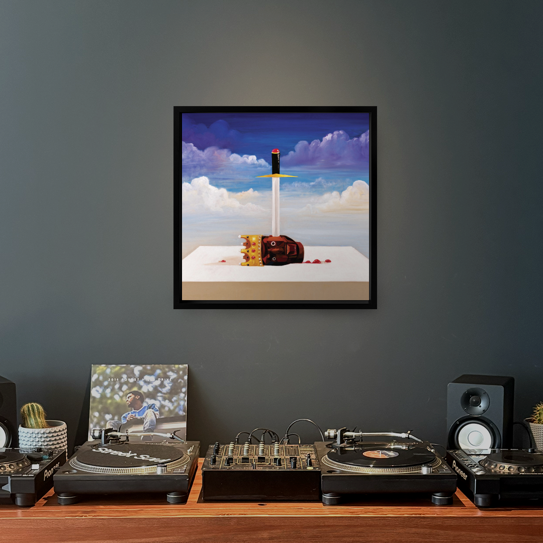 George x Ye – Alternatif Kapak Çalışması Taçlı Baş (MBDTF)